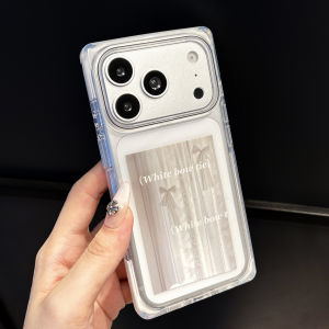 Luxury Transparent Shockproof Acrylic Phone Case For iPhone 17 16 15 Pro Max Four-Corner Antifall Color Bumper Clear Cover Funda