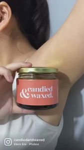 candied & waxed: Sugar Wax Kit (BIG JAR) — 100% natural sugar wax for hair removal
