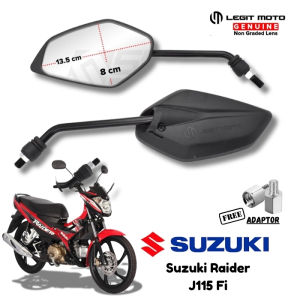 Suzuki Raider J115 Fi LEGITMOTO SIDE MIRROR   CLEAR LENS ADJUSTABLE LONG STEM (WALANG GRADO)3246