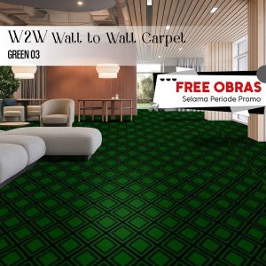 Wall to Wall Carpet Width 4m SKY RUG Karpet Meteran Lebar 4M Karpet untuk Gedung Karpet Kantor Bandung Crown