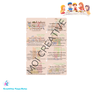 Flashcard Adab Islami Anak – Belajar Akhlak Mulia dengan Cara Seru!