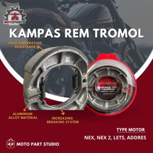 KAMPAS REM TROMOL BELAKANG NEX NEX 2 FI LETS ADDRESS XWZ
