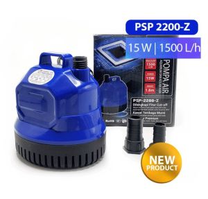 Pompa Air Celup Kandila PSP 2200-Z 15W untuk Aquarium dengan Fitur Cut-off dan Impeller Premium