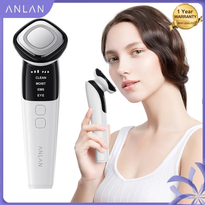 ANLAN EMS Facial Beauty Device Lite Multifunctional Skin Care Red