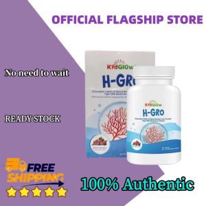【Official flagship store】KidGlow H‑GRO Daily Kids Growth Care Supplement Natural Plant‑Derived Ingredients Help Support Healthy Bone Growth for Children 30 Tablets
