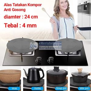 Tatakan Alas Panci ANTI GOSONG Plat 24CM Tatakan Kompor Gas Defrosting Tray Plat Konduksi Pelindung Diffuser Kompor Gas