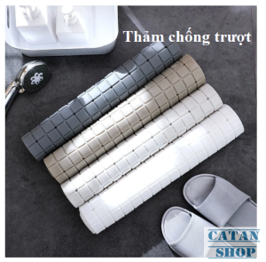 Thảm Lót Phòng Tắm Đế Hút Dính Massage Chân – Chống Trơn Dễ Rửa Bền Đẹp GD06-TNT-Vuong