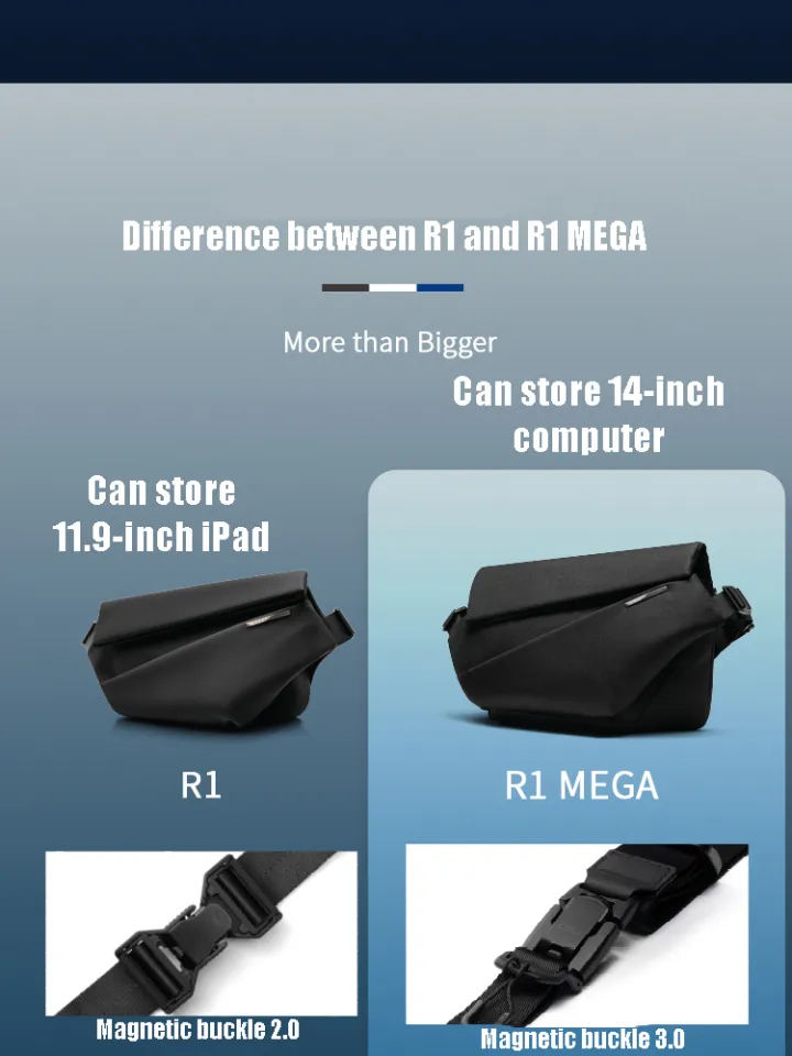 NIID R1 MEGA Sling bag Crossbody Bag For Casual Use Anti-Cut 