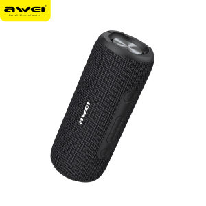 Awei Y669 Outdoor Bluetooth Speaker Super Bass 3D Surround Sound Portable Bluetooth Speaker IPX7 Waterproof TWS Connected Built-in HD Microphone Speaker
