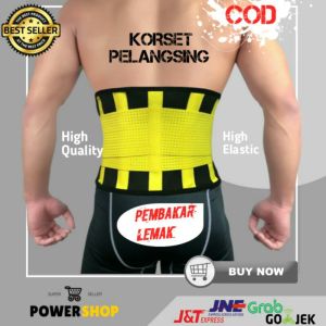 KORSET PRIA PELANGSING PENGECIL PERUT BUNCIT PEKERJA BERAT HOT SHAPER PEMBAKAR LEMAK