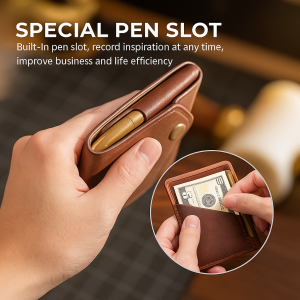 Multifunctional Small Wallet Leather Wallet Anti Theft Mens Purse Credit Card Holder Coin Purse High Quality Male Wallet