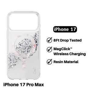 UNIQ Coehl Crystelle iPhone 17 Pro Max Case / iPhone 17 Pro Case MagClick Charging Phone Case
