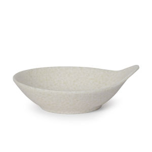 Chén có tai nhựa melamine vân đá xanh / kem / ngọc / cát xanh - CO 39: 13.7 x 11.8 x 2.8 cm