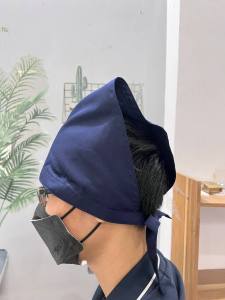 Nón nhân viên phục vụ trùm đầu dạng tam giác đầy đủ màu - Phù hợp nam nữ vải kaki cotton đẹp | Hàng sẵn nhiều