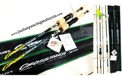 SEAHAWK 2022 Cross Range Medium Heavy Spinning Baitcasting Rod (Pos Packing Dalam PVC PAIP)