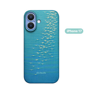 PITAKA iPhone 17 Promax/Pro/Air - Ultra-Slim Edge Case (Lucid Blue) - Magnetic/PitaTap™ Button