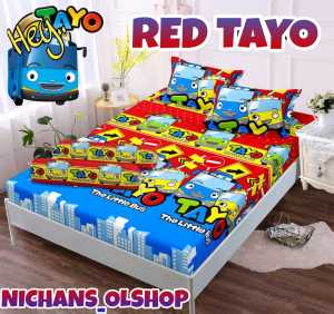 SPREI KARAKTER KARTUN BAHAN KATUN HALUS UK 120X200 SINGLE KASUR NO 3 DAN 180X200 KING KASUR NO 1 // SPREI HOMEMADE MOTIF KARAKTER