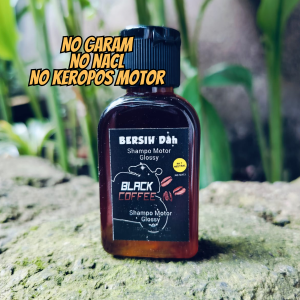 Shampo Motor GLOSSY AND WAX Black Coffee 100 ML