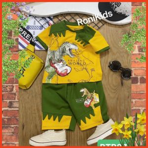 [Cao Cấp Cực Đẹp] Đồ Bộ Bé Trai Size Đại 14kg-43kg Chất Cotton Co Giãn 4 Chiều Mềm Mịn Mát.1727