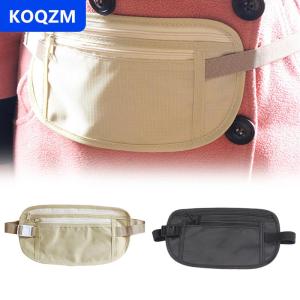 [COD] KOQZM 1 túi đeo hông du lịch vô hình Túi Đeo Hông túi đựng tiền hộ chiếu Ví an ninh ẩn túi thông thường cho nam nữ