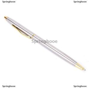[COD] Springhooe 1pc Metal Ballpoint Pen Stationery Stainless Steel Rod Rotating Pen Ballpen