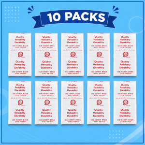 Quality 2" x 10" PE Plastic Ice Candy Bags – Strong Clear & Durable | Multi-Pack Options