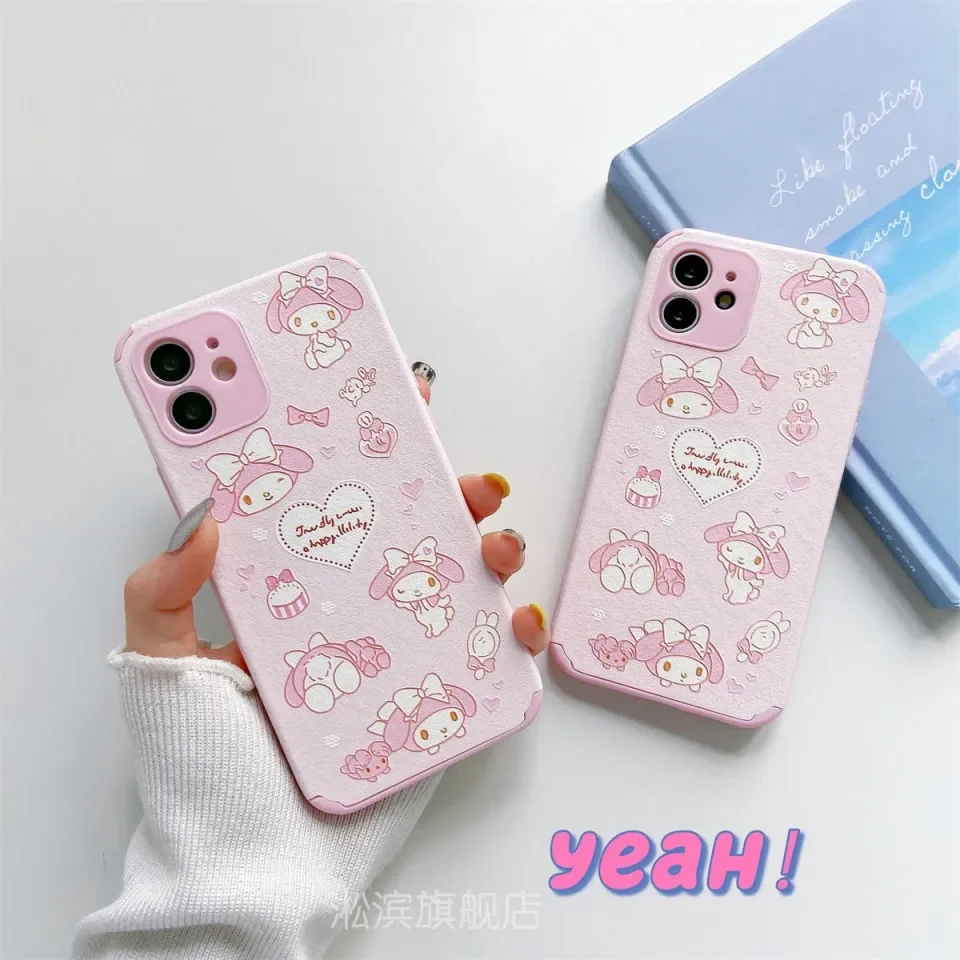 Sanrio Y2k Girl Pink Heart Cute My Melody Mobile Phone Case For IPhone 12  11 Pro Max XS X XR SE2 6S 6 7 8plus 12mini Cover Cases | Lazada PH