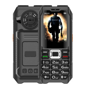 M6000 2G GSM 100% New Quad SIM Quad Standby Big Speaker Battery Flashlight Wireless FM Mobile Phone