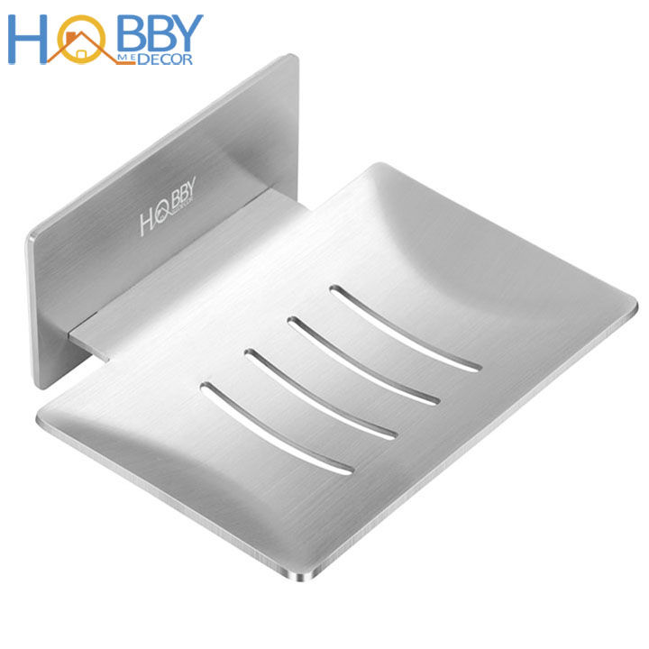 Khay đựng xà phòng dán tường inox 304 có keo dán Hobby Home Decor SB5