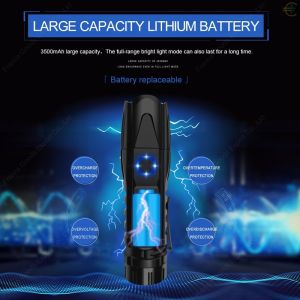 FL-U70Z1 O2 Flashlight Power Bank car LED XHP70.2 4200 lumens