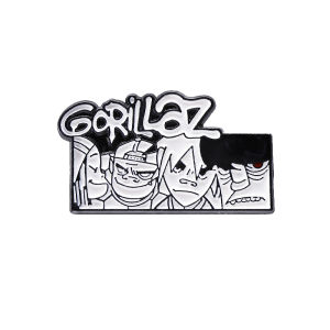 Virtual Band Gorillaz Series Brooch Music Album Brooch Backpack Badge Gift for Friends