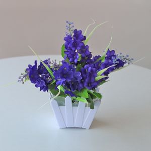 TYPT55 Pot Tanaman Hias Bunga Hias Plastik Pot Bonsai Artificial Flower Decoration