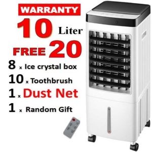 Touch Screen/ Button (Manual) Portable Air Conditioner Conditioning Fan Humidifier Air Cooler Cooling System (8/10Liter)