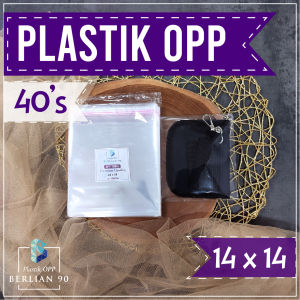 Plastik OPP Lem 14x14 cm 40s Micron Isi 100 lembar