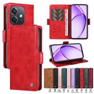 Vỏ điện thoại chống sốc cho Oppo a3x A3 Pro A60 A18 A38 A58 A78 A79 A98 A57 A77 a57s a77s A17 a17k A16 A15 a15s A96 A95 A94 A76 A74 A55 A54 vỏ Nắp gập Có Khe Cắm Thẻ Ví da từ tính