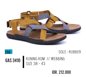 Sandal Gunung Pria GAS 3410 Kngkom Garsel Shoes