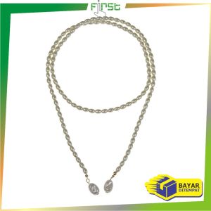 FH-K122 Kalung Mutiara Hip Hop Rantai Liontin Perhiasan Aksesoris Wanita Fashion Cewek Korean Style