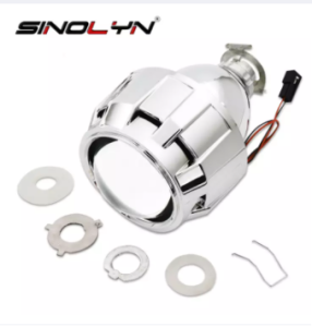 Sinolyn Mini 2.5 inch H1 Xenon Lens Retrofit Projector Motorcycle Headlight Bi-xenon HID Lens H7 H4 9005 9006 Lamps Style DIY LHD High Low lights