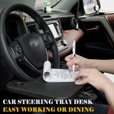 Car Food Tray Holder Steering Tray Car Steering Wheel Desk Car Laptop Tray Car Food Table Holder Drink Cup Holder Tray Car Computer Tray Car Table Tray Meja Kereta Axia Myvi Saga vvt BLM Persona bezza iriz aruz viva kenari kelisa alza wira kancil