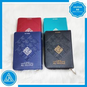 Alquran alhufaz resleting quran hafalan mudah Blok warna | terjemah dan tajwid | size A6