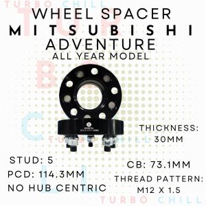 ERMITQ Mitsubishi Adventure all year model Wheel Spacer 5x114.3 73.1mm 15mm/25mm/30mm/35mm/50mm/75mm Thickness