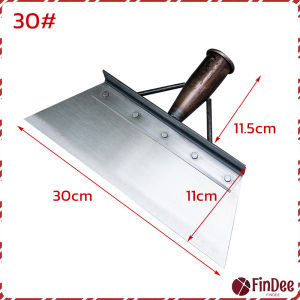 FinDee พลั่วเหล็ก เสียมขุดดิน ทำความสะอาดถนน ทำความสะอาดโรงเรือนสัตว์เลี้ยง Garden Cleaning Shovel