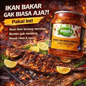 Bumbu Ikan Bakar Jimbaran BALI 200 g - Gurih Pedas Manis Praktis Tinggal Oles & Tanpa Pengawet