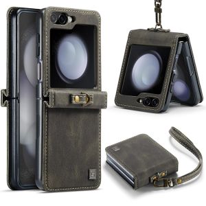 For Samsung Galaxy Z Couples Flip 7 / Z Couples Flip 6 / Z Couples Flip Z Couples Flip 5 / Z Couples Flip 4 Phone Case Magnetic Leather Wallet High Quality Card Slot Couples Flip Cover Casing