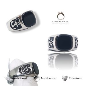 CINCIN PRIA SUPER KEREN BLACK ONYX ASLI - MODEL EKSLUSIF