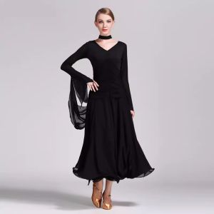 Modern Ballroom Dance Dress Waltz Large Swing Skirt National Standard Dance Costume