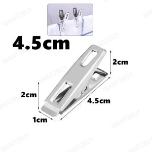 🇲🇾 Stainless Steel Clothes Pegs Cloth Clip Clamp Windproof Laundry Drying Metal Peg Penyepit Kain Hanger Klip Baju Besi