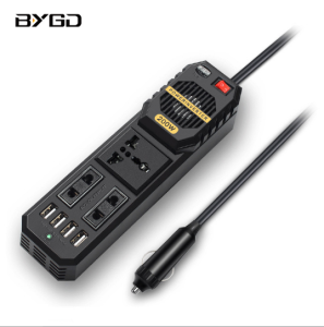 Boxing Vm 1500W Power Inverter Car Boat Inverters Smart Converter DC 12V/24V To 220V USB Charger Multifunctional Car Socket Charger