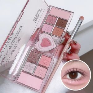 Multi-purpose Highlighting Eyeshadow Blush Palette Cosmetic Mineral Pigment Powder Makeup 12 Colors