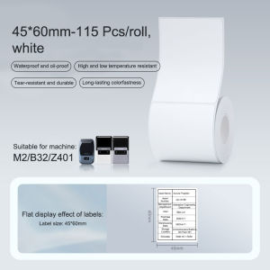 NIIMBOT M2 White Label Sticker Goods and Food Price Label Barcode Label Paper
